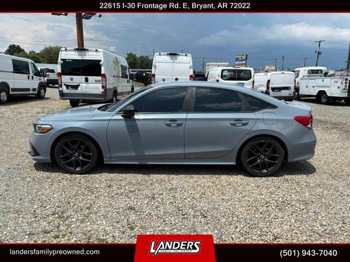 Grey 2022 Honda Civic Sport