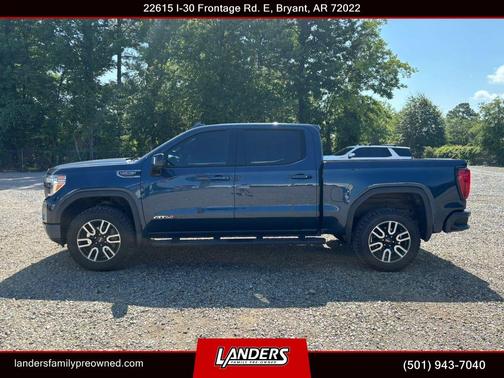 Pacific Blue Metallic 2020 GMC Sierra 1500 AT4
