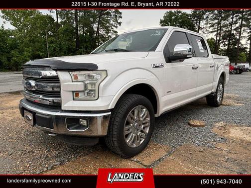 White 2015 Ford F-150 Lariat
