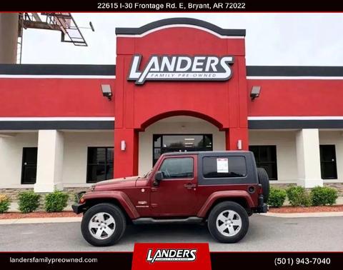 maroon 2007 Jeep Wrangler Sport