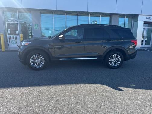 FORGED GREEN METALLIC 2023 Ford Explorer XLT