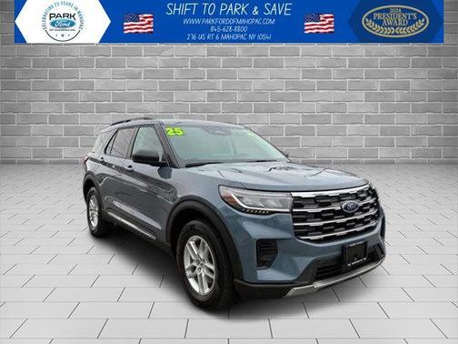 Vapor Blue Metallic 2025 Ford Explorer Active