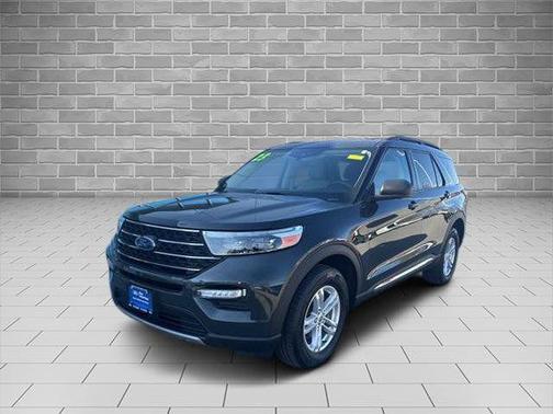 Forged Green Metallic 2023 Ford Explorer XLT