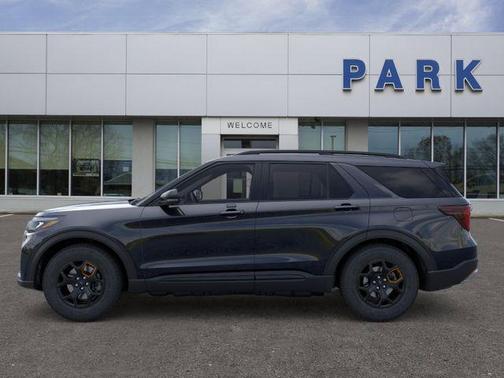 Agate Black Metallic 2026 Ford Explorer Tremor