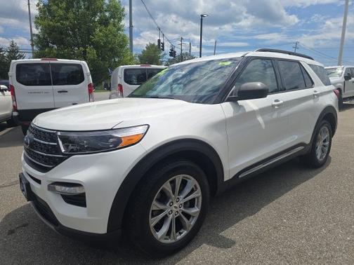 STAR WHITE MET TRI-COAT 2023 Ford Explorer XLT