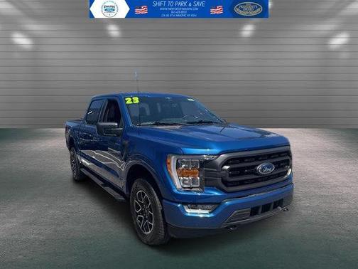 Atlas Blue Metallic 2023 Ford F-150 XLT