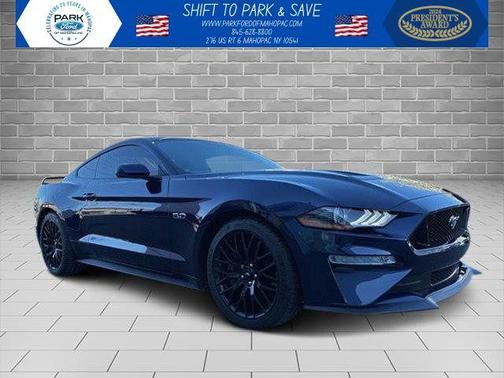 Kona Blue Metallic 2020 Ford Mustang GT Premium