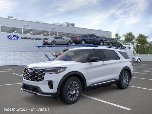 Space White Metallic 2026 Ford Explorer Platinum