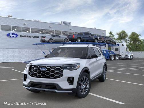 Space White Metallic 2026 Ford Explorer Platinum