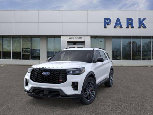 Star White Metallic Tri-Coat 2026 Ford Explorer ST