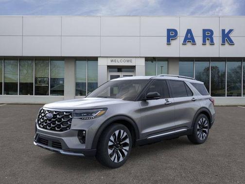 Carbonized Gray Metallic 2026 Ford Explorer Platinum