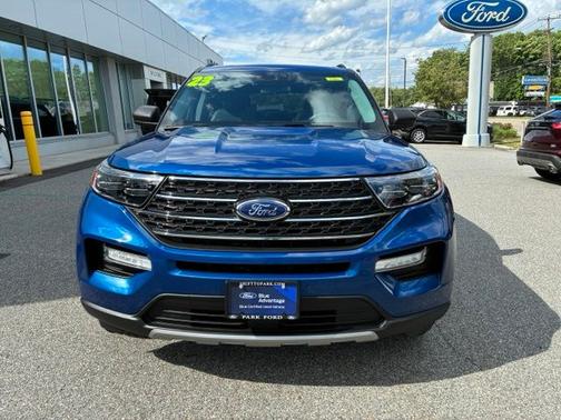 ATLAS BLUE METALLIC 2023 Ford Explorer XLT