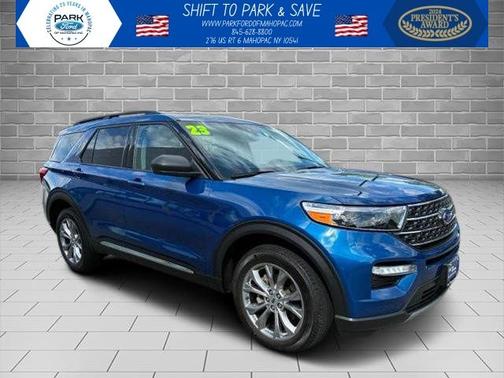ATLAS BLUE METALLIC 2023 Ford Explorer XLT