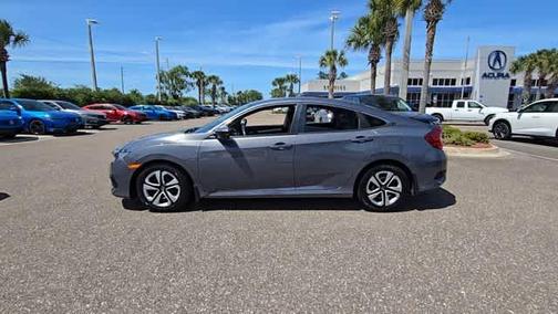 Modern Steel Metallic 2017 Honda Civic LX