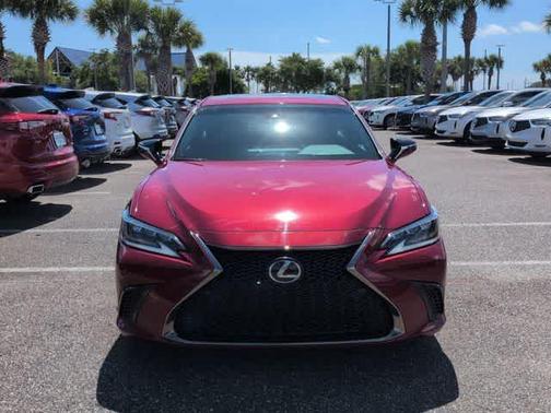 Red 2019 Lexus ES 350 F Sport
