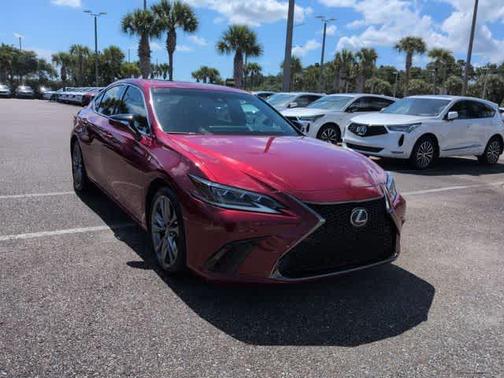 Red 2019 Lexus ES 350 F Sport