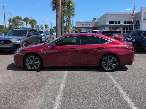 Red 2019 Lexus ES 350 F Sport
