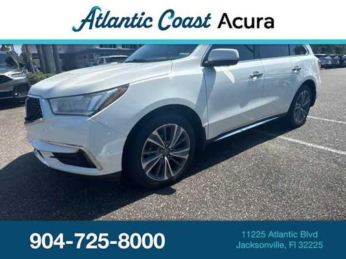 White 2017 Acura MDX 3.5L w/Advance Package