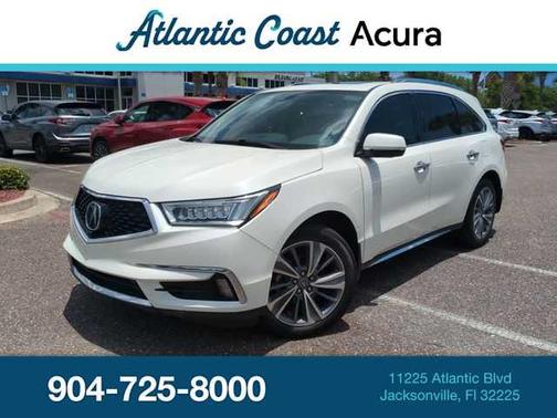 White 2017 Acura MDX 3.5L w/Advance Package