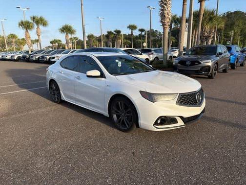 White 2019 Acura TLX V6 Technology & A-Spec