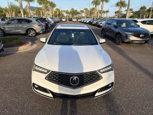 White 2019 Acura TLX V6 Technology & A-Spec