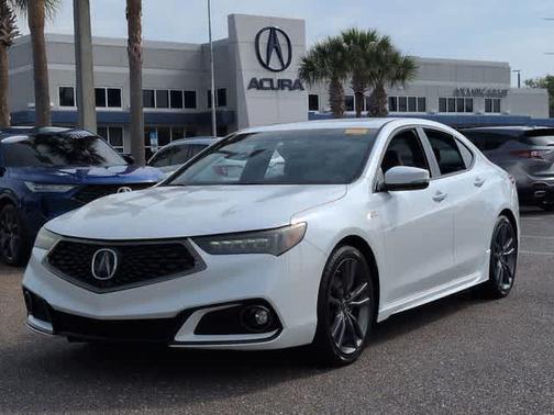 White 2019 Acura TLX V6 Technology & A-Spec
