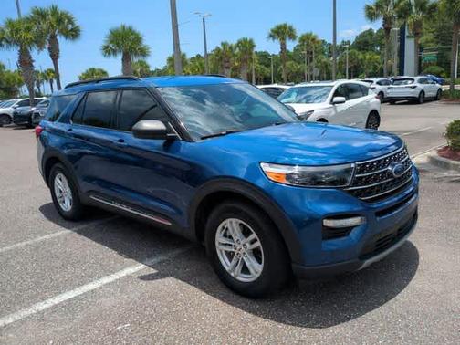 Blue 2020 Ford Explorer XLT