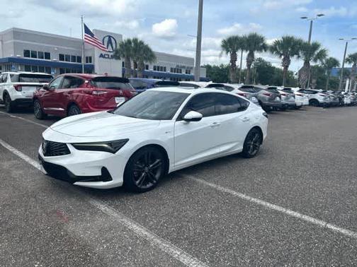 White 2023 Acura Integra A-Spec Technology