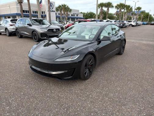 Black 2026 Tesla Model 3 Performance