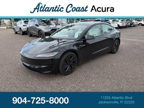 Black 2026 Tesla Model 3 Performance
