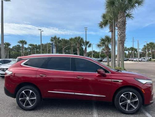 Red 2022 Buick Enclave Essence