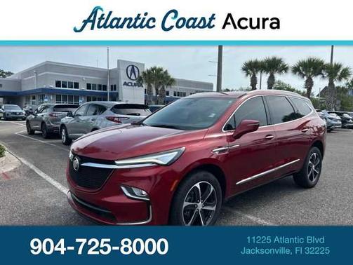 Red 2022 Buick Enclave Essence