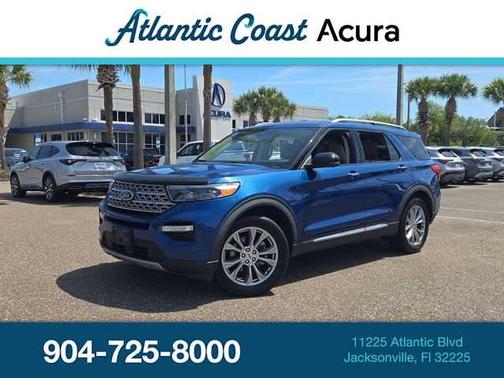 Blue 2020 Ford Explorer Limited