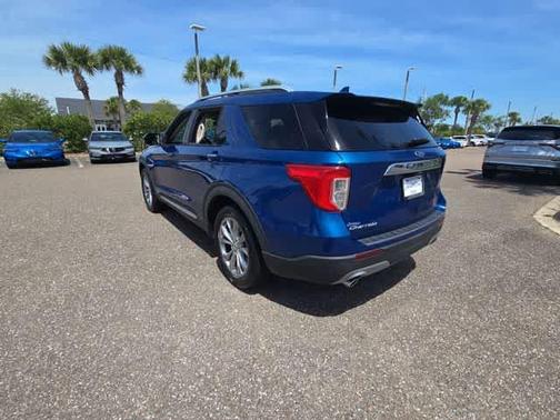 Blue 2020 Ford Explorer Limited