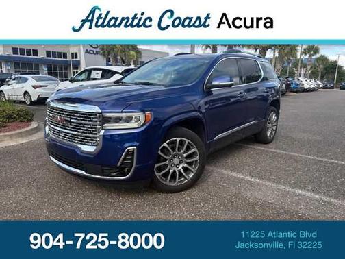 Blue 2023 GMC Acadia Denali