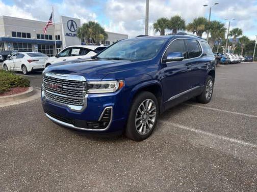 Blue 2023 GMC Acadia Denali