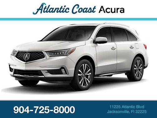 White 2020 Acura MDX 3.5L w/Advance Package