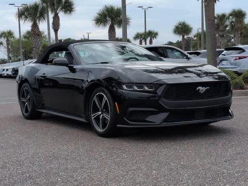 Black 2024 Ford Mustang EcoBoost Premium