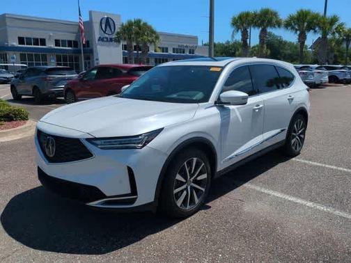 White 2025 Acura MDX Technology