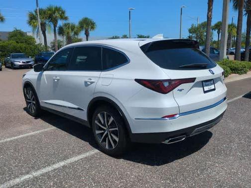 White 2025 Acura MDX Technology