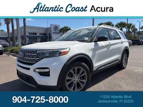 White 2021 Ford Explorer Limited