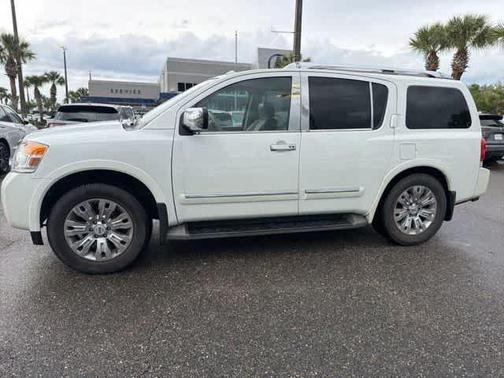 Pearl White 2015 Nissan Armada Platinum