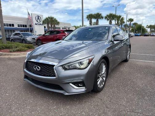 Graphite Shadow 2019 INFINITI Q50 3.0t LUXE