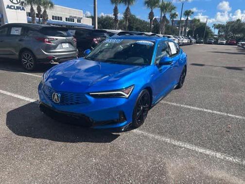 Blue 2026 Acura Integra A-Spec Technology