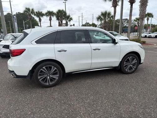 White 2019 Acura MDX 3.5L w/Technology Package