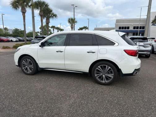 White 2019 Acura MDX 3.5L w/Technology Package