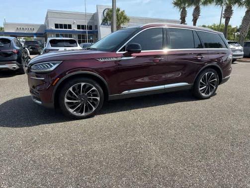 Red 2022 Lincoln Aviator Reserve RWD