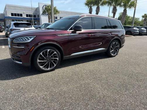 Red 2022 Lincoln Aviator Reserve RWD