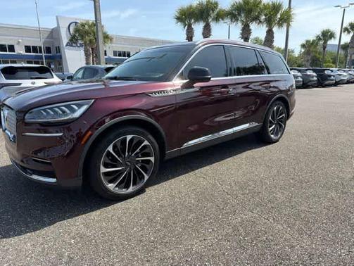 Red 2022 Lincoln Aviator Reserve RWD