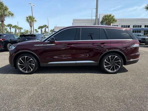 Red 2022 Lincoln Aviator Reserve RWD